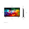 LG QNED 4K AI Mini LED TV | 43QNED70B3C | 43 | Smart TV | webOS | UHD | Black