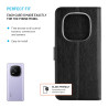 Fixed Opus | Book Case | Xiaomi | Redmi Note 15 Pro 4G | Synthetic leather | Black