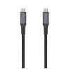 Fixed Braided Cable USB-C/USB-C, 2m, USB4 gen2 20Gbps, 4K 60Hz, 240W | FIXDBP-CC2-GR