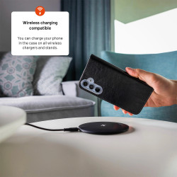 Fixed Opus | Back cover | Honor | Magic 8 Pro 5G | Synthetic leather | Black