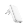 Fixed Slim 2xUSB-C Travel Charger, GaN, PD support