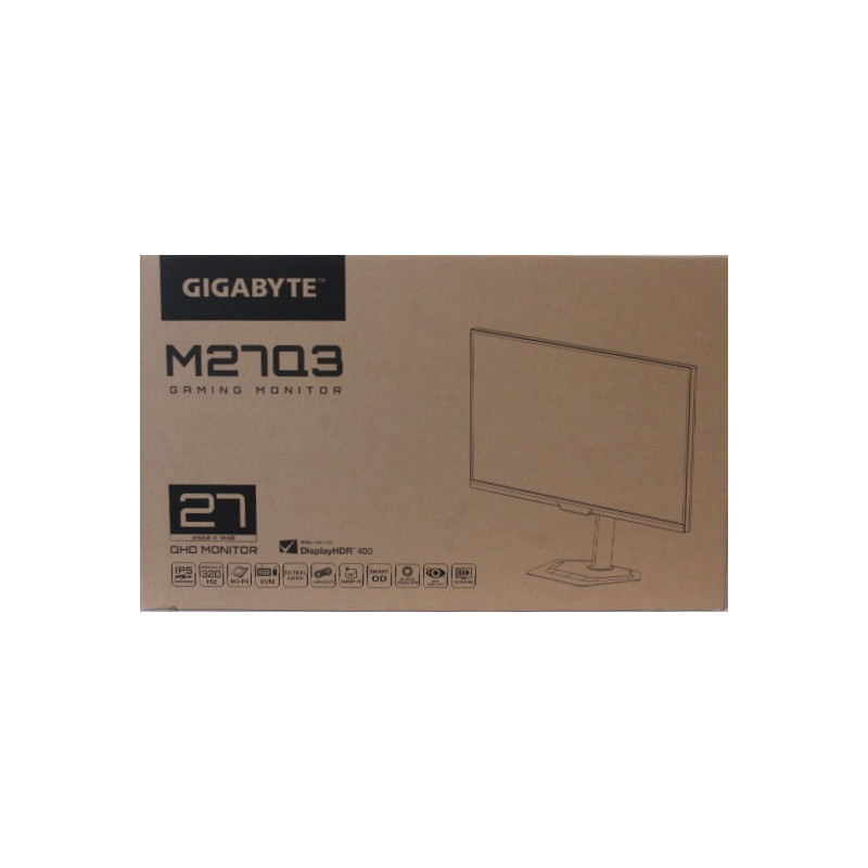 SALE OUT. Gigabyte Gaming Monitor 27" M27Q3 EK | SALE OUT. | Gigabyte M27Q3 EK | 27 " | IPS | QHD | 300 Hz | 1 ms | 2560 x 1440 