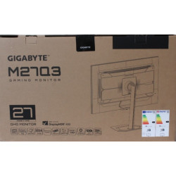 SALE OUT. Gigabyte Gaming Monitor 27" M27Q3 EK | SALE OUT. | Gigabyte M27Q3 EK | 27 " | IPS | QHD | 300 Hz | 1 ms | 2560 x 1440 