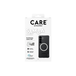 CARE by PanzerGlass Samba Case Transparent w. White Qi Samsung New Galaxy S26 Plus | PanzerGlass