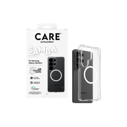 CARE by PanzerGlass Samba Case Transparent w. White Qi Samsung New Galaxy S26 Ultra | PanzerGlass