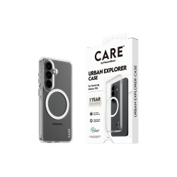 CARE by PanzerGlass Urban Explorer Case Transparent w. White Qi Samsung New Galaxy S26 | PanzerGlass
