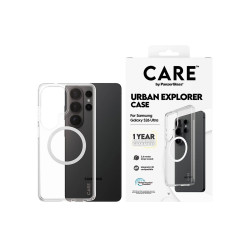CARE by PanzerGlass Urban Explorer Case Transparent w. White Qi Samsung New Galaxy S26 Ultra | PanzerGlass