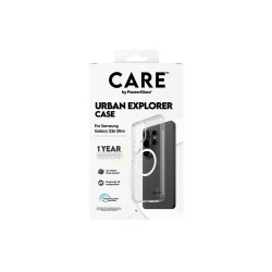 CARE by PanzerGlass Urban Explorer Case Transparent w. White Qi Samsung New Galaxy S26 Ultra | PanzerGlass