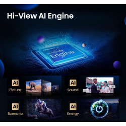 Hisense Mini LED TV | 65U7Q | 65 | Smart TV | VIDAA Smart OS | UHD | Black