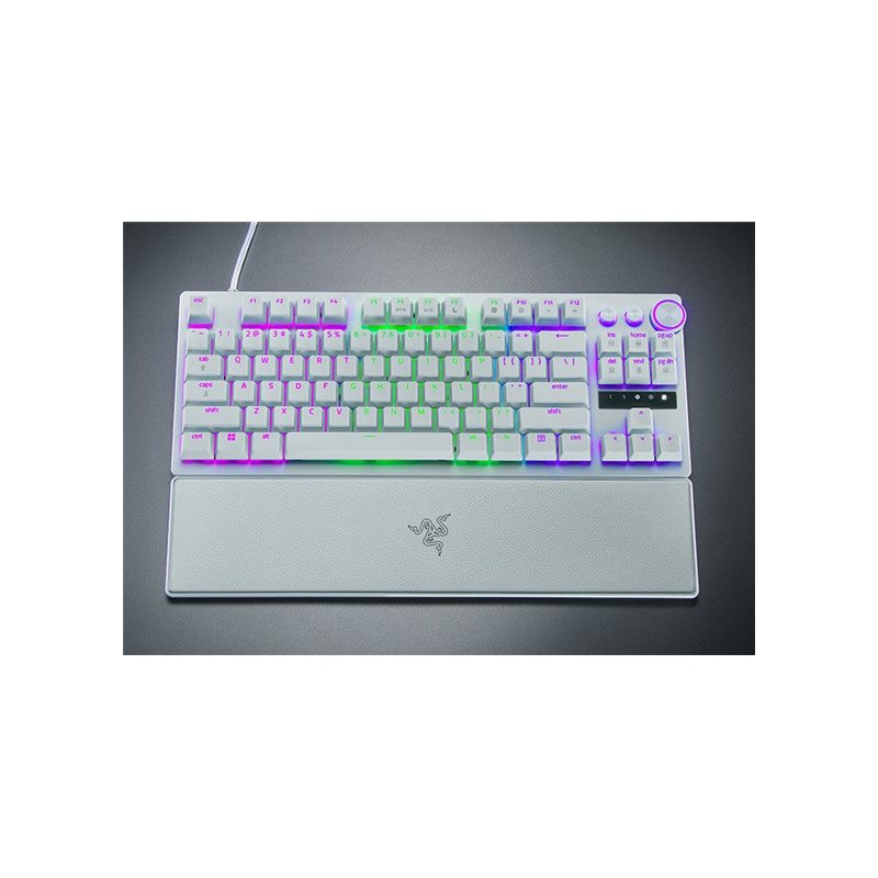 Razer Huntsman V3 Pro Tenkeyless | Gaming Keyboard | Wired | US | Razer Analog Optical Switch Gen-2 | White