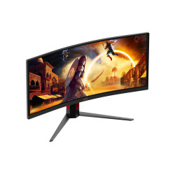 AOC CU34G4CA | 34 " | Fast VA | WQHD | 21:9 | 180 Hz | 1 ms | 3440 x 1440 pixels | 450 cd/m | HDMI ports quantity 2 | Black