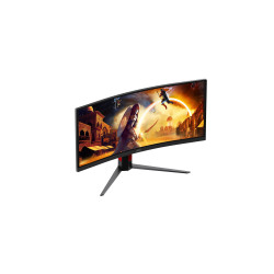 AOC CU34G4CA | 34 " | Fast VA | WQHD | 21:9 | 180 Hz | 1 ms | 3440 x 1440 pixels | 450 cd/m | HDMI ports quantity 2 | Black