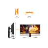 AOC CU34G4CA | 34 " | Fast VA | WQHD | 21:9 | 180 Hz | 1 ms | 3440 x 1440 pixels | 450 cd/m | HDMI ports quantity 2 | Black