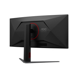AOC CU34G4CA | 34 " | Fast VA | WQHD | 21:9 | 180 Hz | 1 ms | 3440 x 1440 pixels | 450 cd/m | HDMI ports quantity 2 | Black