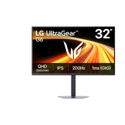 LG 32G620B-B UltraGear | 32 " | IPS | QHD | 16:9 | 200 Hz | 1 ms | 2560 x 1440 pixels | 300 cd/m | HDMI ports quantity 2
