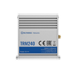 Teltonika | LTE Modem | TRM240 | No Wi-Fi | Mesh Support No | MU-MiMO No | 2G/3G | Antenna type 1xSMA for LTE | 1 x microUSB