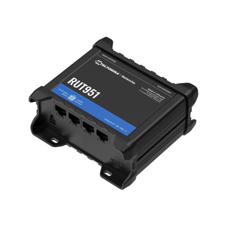 Teltonika | Industrial Cellular router | RUT951 | 802.11n | 10/100 Mbit/s | Ethernet LAN (RJ-45) ports 3 | Mesh Support No | MU-