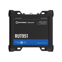 Teltonika | Industrial Cellular router | RUT951 | 802.11n | 10/100 Mbit/s | Ethernet LAN (RJ-45) ports 3 | Mesh Support No | MU-