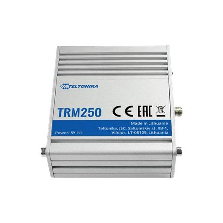 Teltonika | LTE Cat-M1/NB-IoT Modem | TRM250 | Ethernet LAN (RJ-45) ports 0 | Mesh Support No | MU-MiMO No | 4G | Antenna type E