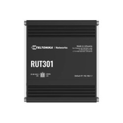 Teltonika | Ethernet Router | RUT301 | No Wi-Fi | 10/100 Mbit/s | Ethernet LAN (RJ-45) ports 5 | Mesh Support No | MU-MiMO No | 