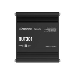 Teltonika | Ethernet Router | RUT301 | No Wi-Fi | 10/100 Mbit/s | Ethernet LAN (RJ-45) ports 5 | Mesh Support No | MU-MiMO No | 