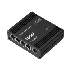 Teltonika | Ethernet Router | RUT301 | No Wi-Fi | 10/100 Mbit/s | Ethernet LAN (RJ-45) ports 5 | Mesh Support No | MU-MiMO No | 