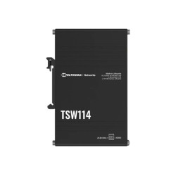Teltonika | DIN Rail Switch | TSW114 | Unmanaged | Wall-mountable | Gigabit Ethernet (copper) ports quantity 5 | Power supply ty