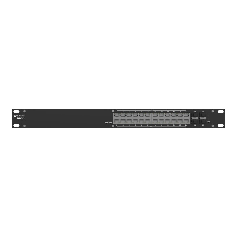 Teltonika | PoE+ managed switch | SWM282 | Managed | Rackmountable | SFP ports quantity 4