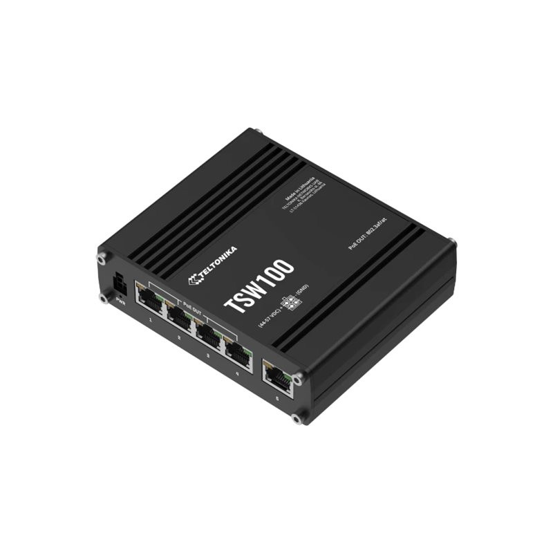 Teltonika | Ethernet Switch | TSW100 | Unmanaged | Wall-mountable