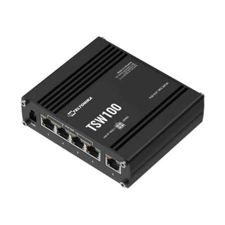 Teltonika | Ethernet Switch | TSW100 | Unmanaged | Wall-mountable