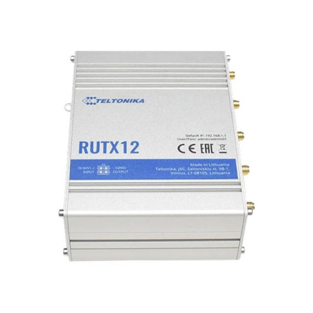 Teltonika RUTX122 Dual LTE Cat 6 Router (RUTX12200000)