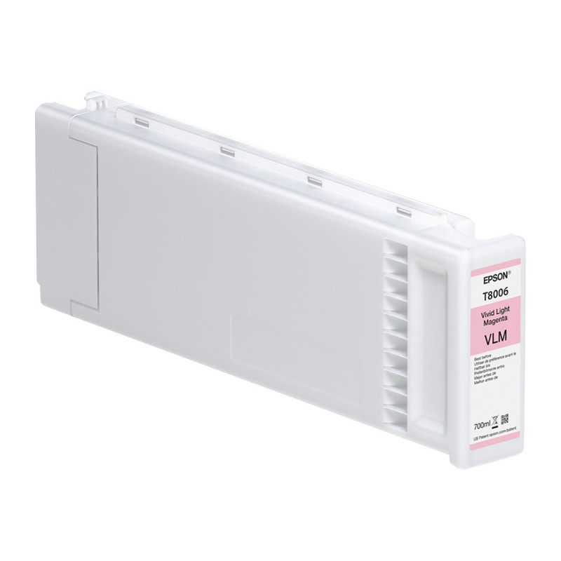 Epson Singlepack Vivid Light Magenta T80060N UltraChrome PRO 700ml | Epson C13T80060N | Epson T8006 - vivid light magenta - orig