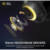 Corsair Gaming Headset | HS35 v3 | Bluetooth | Over-Ear | Microphone | Carbon | Wireless