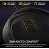 Corsair Gaming Headset | HS35 v3 | Bluetooth | Over-Ear | Microphone | Carbon | Wireless