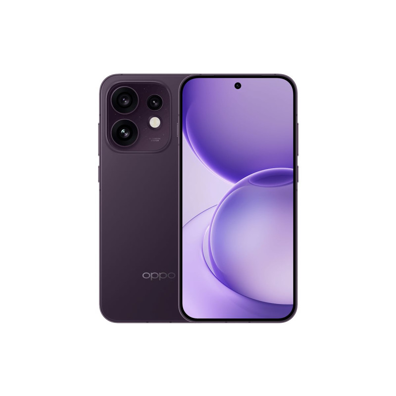 OPPO Reno16 5G (CPH2865) | Purple Black | 6.32 " | AMOLED | 2640 x 1216 pixels | Qualcomm | Snapdragon 7 Gen 4 | Internal RAM 8 