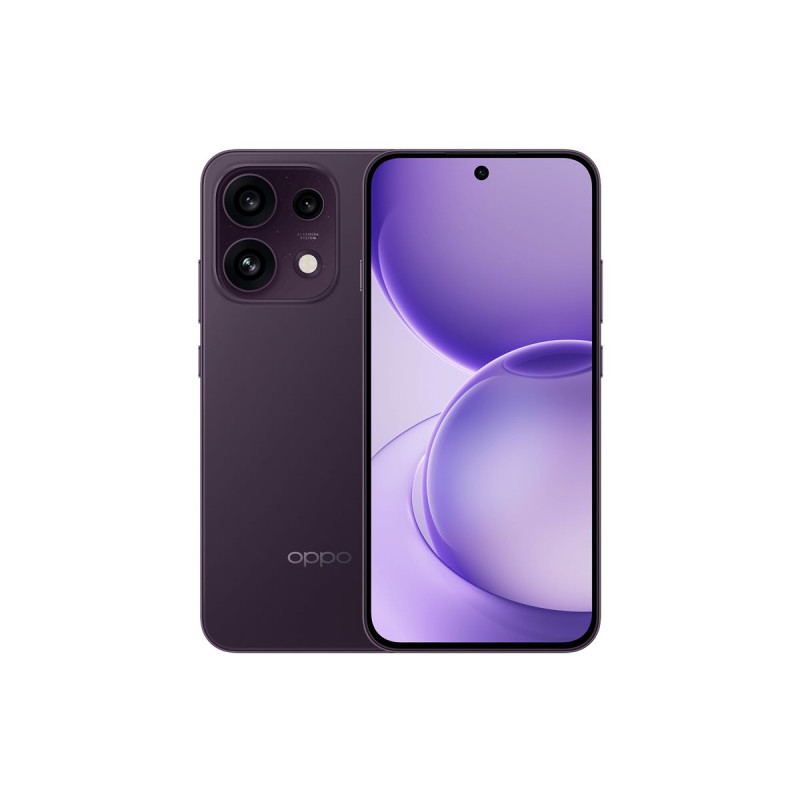 OPPO Reno16 F 5G (CPH2859) | Purple Black | 6.57 " | AMOLED | 2372 x 1080 pixels | Mediatek | Dimensity 7300 Energy | Internal R
