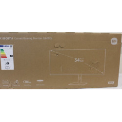 SALE OUT. Xiaomi | G34WQi | 34 " | WQHD | 21:9 | 180 Hz | 1 ms | 3440 x 1440 pixels | 350 cd/m | HDMI ports quantity 2 | Black |