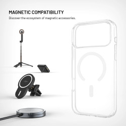 Fixed MagPure | Back cover | Apple | iPhone 18 Pro Max/17 Pro Max | TPU/PC | Clear | Magsafe