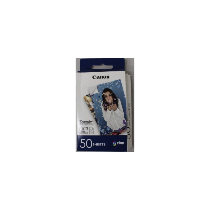 SALE OUT. | 50 sheets | ZP-2030 | Photo Paper | White | 5 x 7.6 cm | DAMAGED PACKAGING