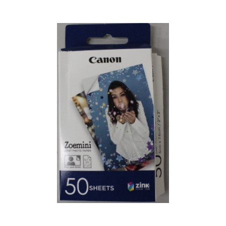 SALE OUT. | 50 sheets | ZP-2030 | Photo Paper | White | 5 x 7.6 cm | DAMAGED PACKAGING