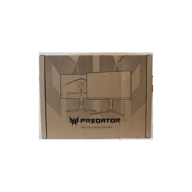 SALE OUT. Acer Predator XB27QX Ergo 69cm 27'' QHD ZeroFrame IPS 210Hz FC 16:9 1ms/0.5ms(GTG, Min.) 400nits 2xHDMI(2.1) DP MM Aud