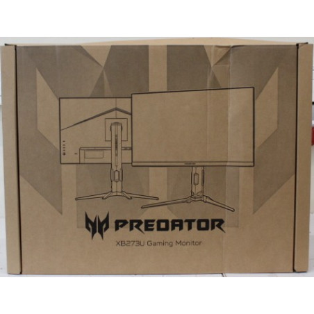 SALE OUT. Acer Predator XB27QX Ergo 69cm 27'' QHD ZeroFrame IPS 210Hz FC 16:9 1ms/0.5ms(GTG, Min.) 400nits 2xHDMI(2.1) DP MM Aud