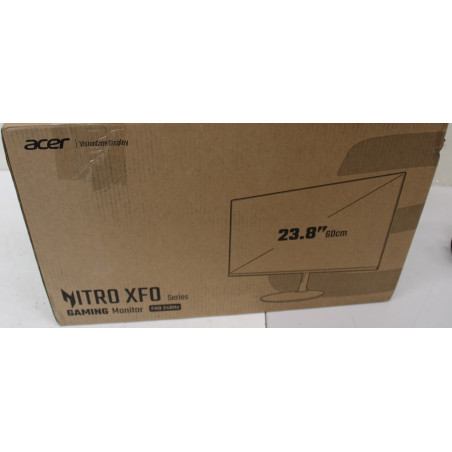SALE OUT. Acer Nitro XF240Y 69cm 23.8'' FHD IPS 240Hz Zero Frame FC 16:9 1ms/0.5ms(GTG, Min.) 250nits 2xHDMI(2.0) DP(1.4) MM HDR