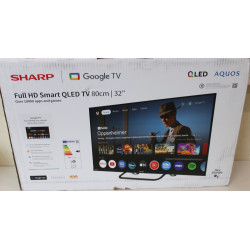 SALE OUT. Sharp 32HF3865E 32" (81cm) QLED Full HD Google TV | SALE OUT. | Sharp 32HF3865E | 32 | Smart TV | Google TV | DAMAGED 