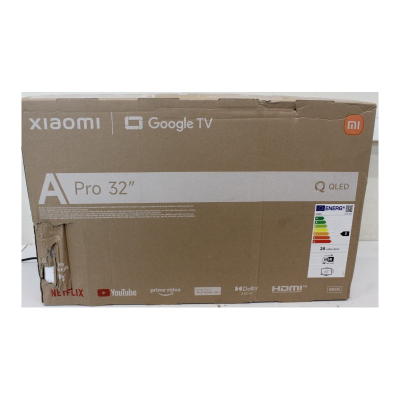 SALE OUT. Xiaomi QLED TV A Pro 2026 32" | SALE OUT. | Xiaomi QLED TV A Pro 2026 | 32" | Smart TV | Google TV | HD | Dark Gray | 