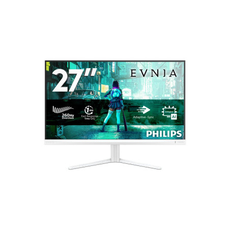 Philips Evnia 27M2N3201PL/00 | 27 " | Fast IPS | FHD | 16:9 | 260 Hz | 1 ms | 1920 x 1080 pixels | 300 cd/m | HDMI ports quantit