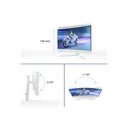Philips 32M2C5501/00 | 32 " | Fast VA | QHD | 16:9 | 144 Hz | 1 ms | 2560 x 1440 pixels | HDMI ports quantity 2