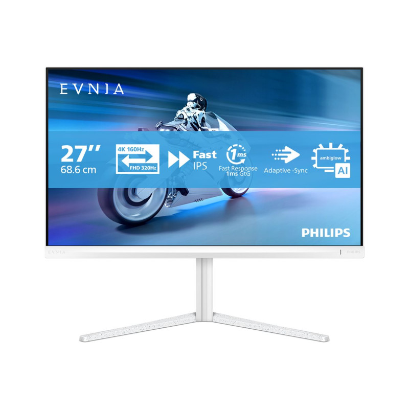 Philips 27M2N5901A/00 | 27 " | Fast IPS | UHD | 16:9 | 160 Hz | 1 ms | 3840 x 2160 pixels | 350 cd/m | HDMI ports quantity 2 | W