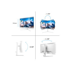 Philips 27M2N5901A/00 | 27 " | Fast IPS | UHD | 16:9 | 160 Hz | 1 ms | 3840 x 2160 pixels | 350 cd/m | HDMI ports quantity 2 | W