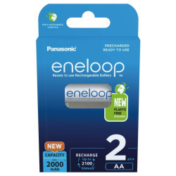 Panasonic Rechargeable Batteries | ENELOOP BK-3MCDE/2CP | AA | 2000 mAh | 2 pc(s)